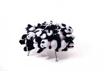 Pouf Dit 'Panda' by 
																			 Campana Brothers